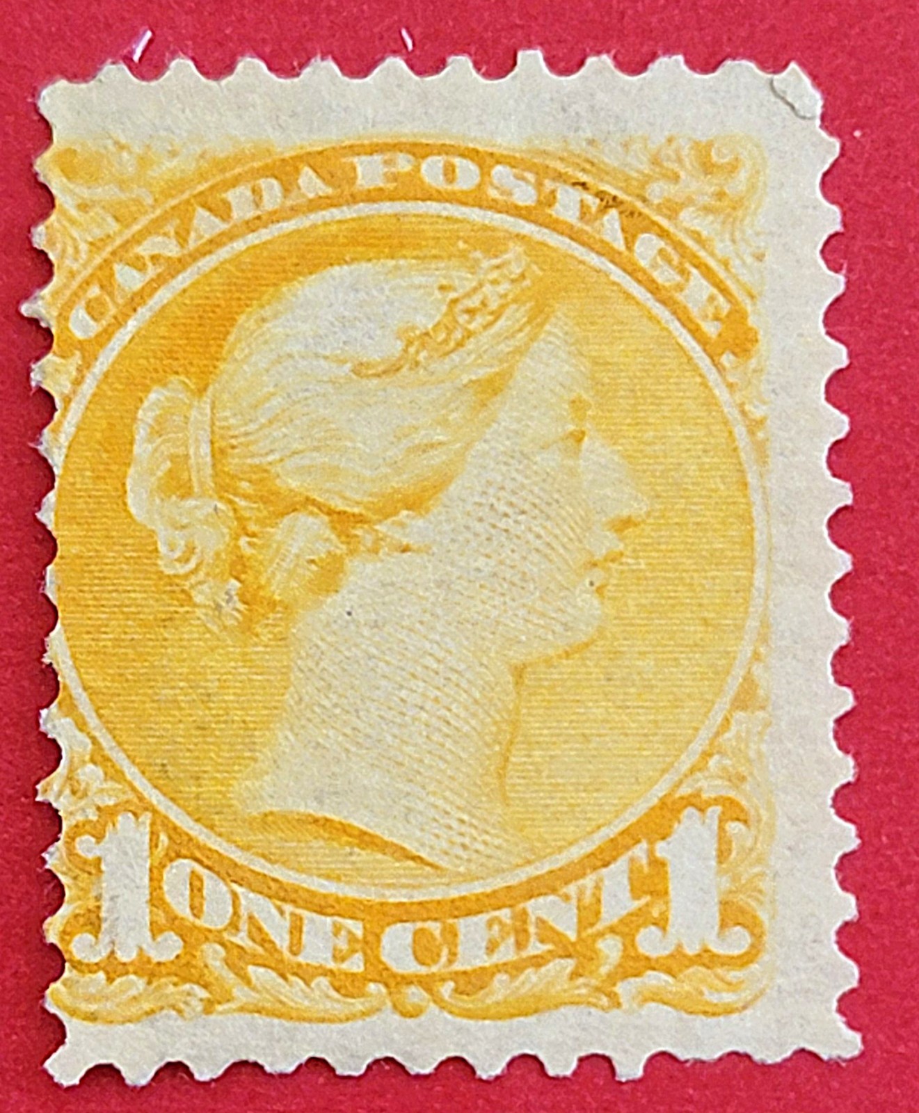 Canada Stamp #35 "Small Queen Issue" MNG
