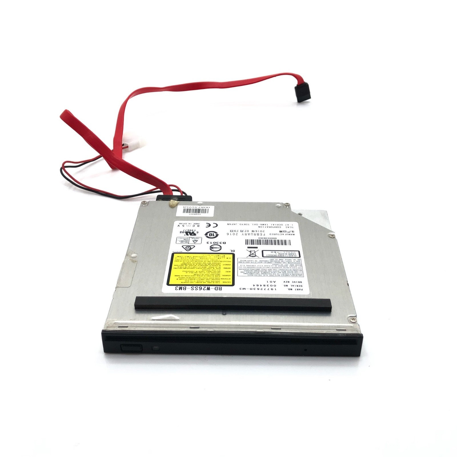 Teac BD-W26SS-BM3 Slimline SATA BD/CD/DVD±RW Burner Recorder 12.7mm Drive