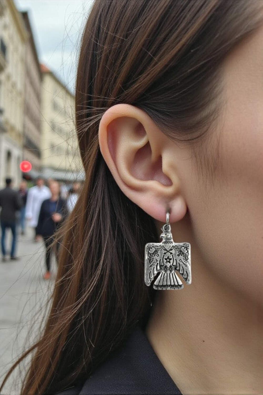 THUNDERBIRD DANGLE EARRING