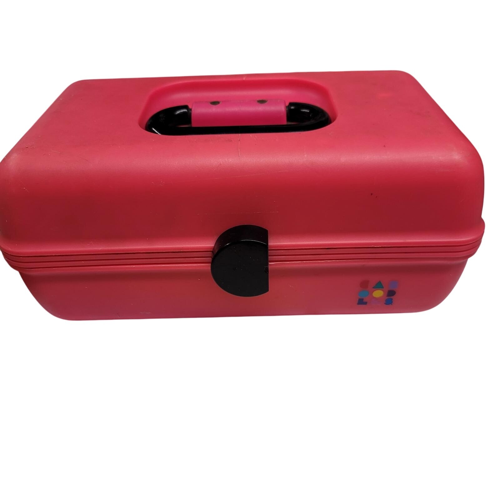 Vintage CABOODLES Pink Organizer Storage Box Makeup Cosmetic Travel 90s Y2K