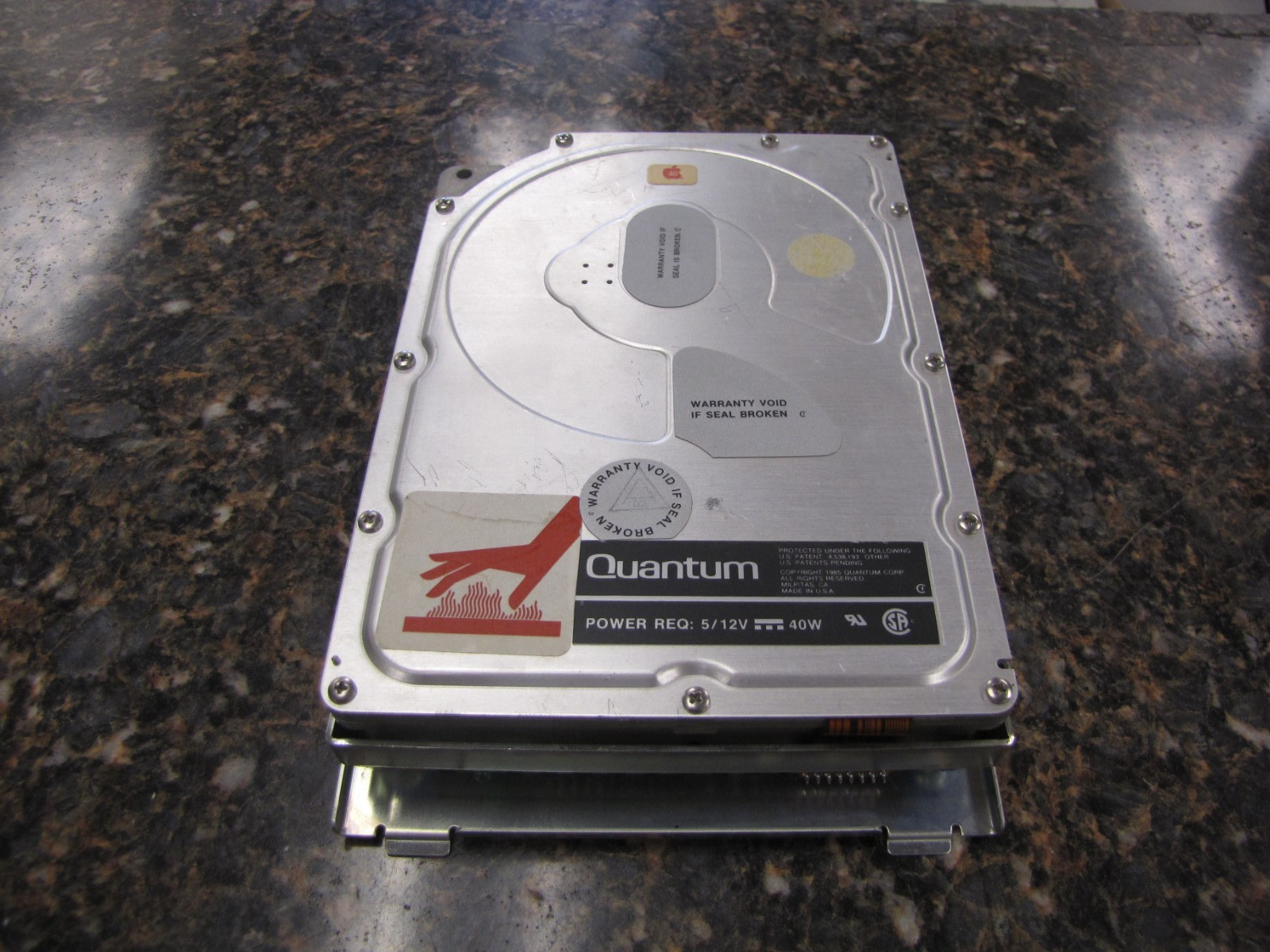 Rare Apple Quantum 76-45004 Q250 SCSI 40MB Hard Drive 50-pin Disk 5.25" - JD30