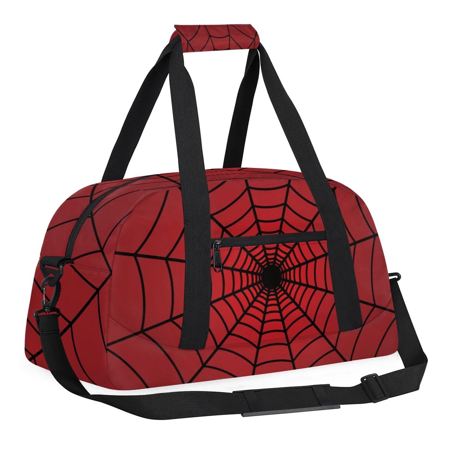 Spiders Web Kids Overnight Duffel Bags Travel Sports Gym Bags for Boy Gothic ...