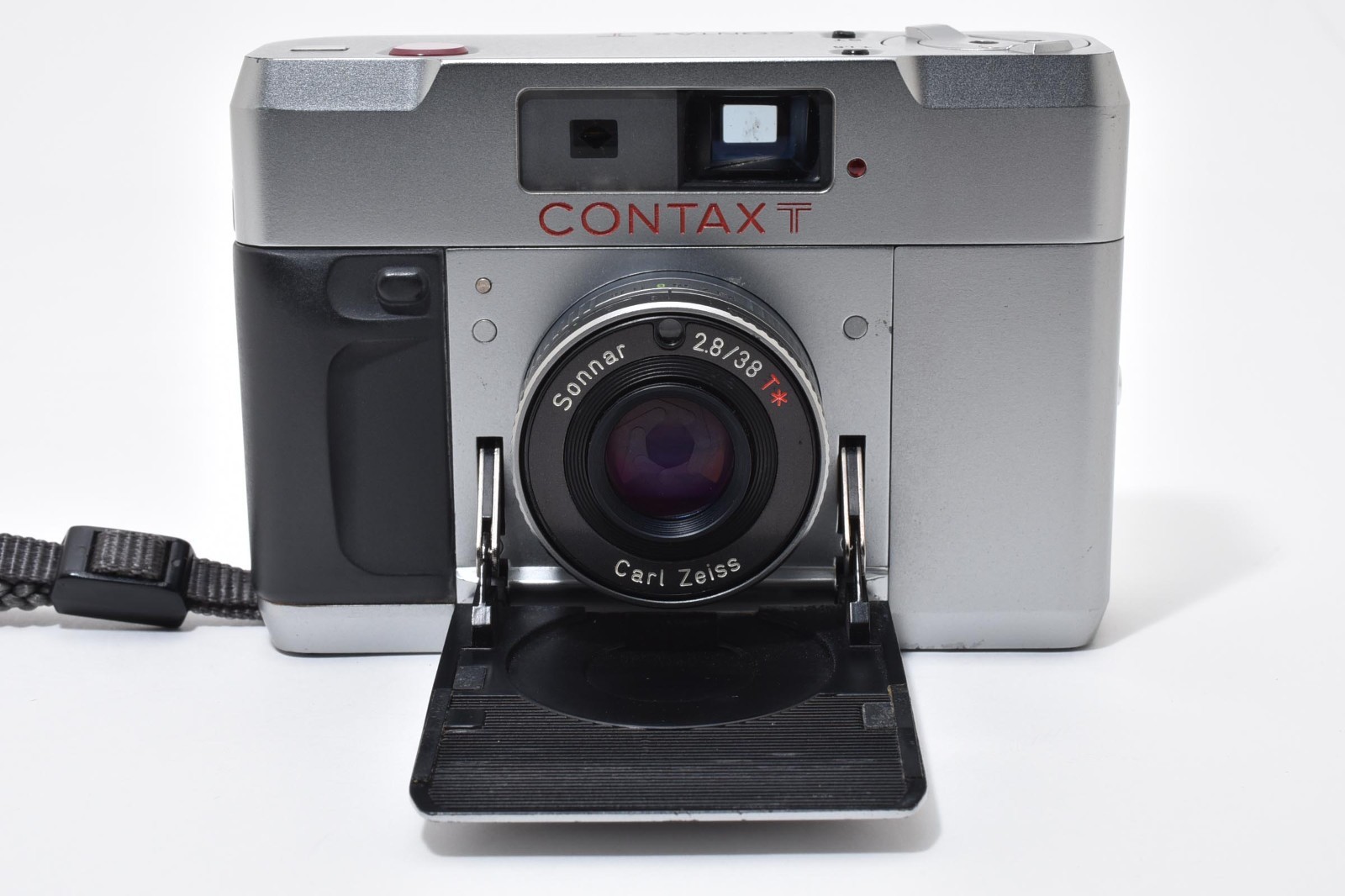Contax T Silver Rangefinder 35mm Film Camera JAPAN [Exc+5]  Read!!