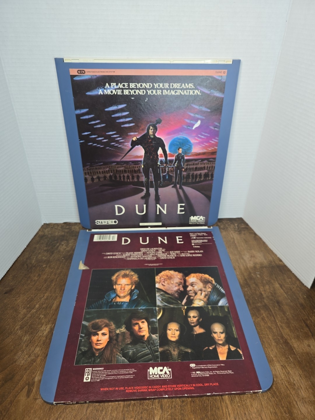 Dune 1984 Classic 2 Disks STEREO MCA CED Videodisc Tested 
