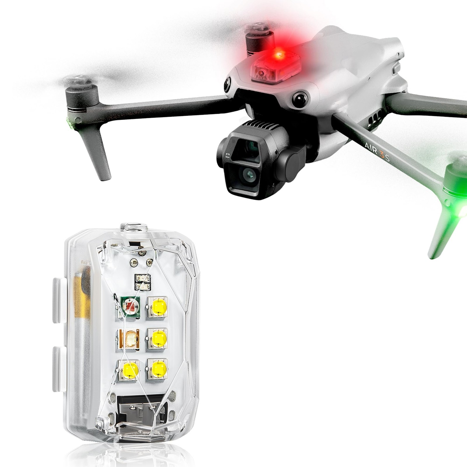 Drone Strobe Lights for DJI Neo/Mini 4K/Mini 4 /3S/Avata 2/Mini 2 SE, FAA Nig...