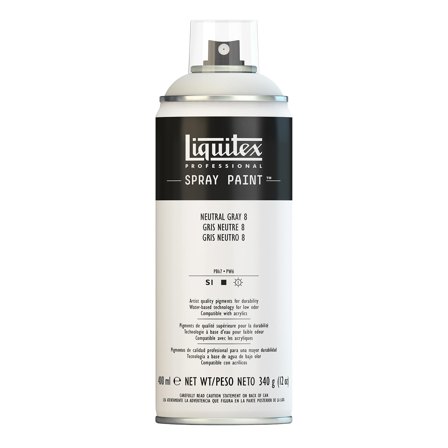 Liquitex Professional Spray Paint 12oz (400ml) Neutral Grey 8 Artists