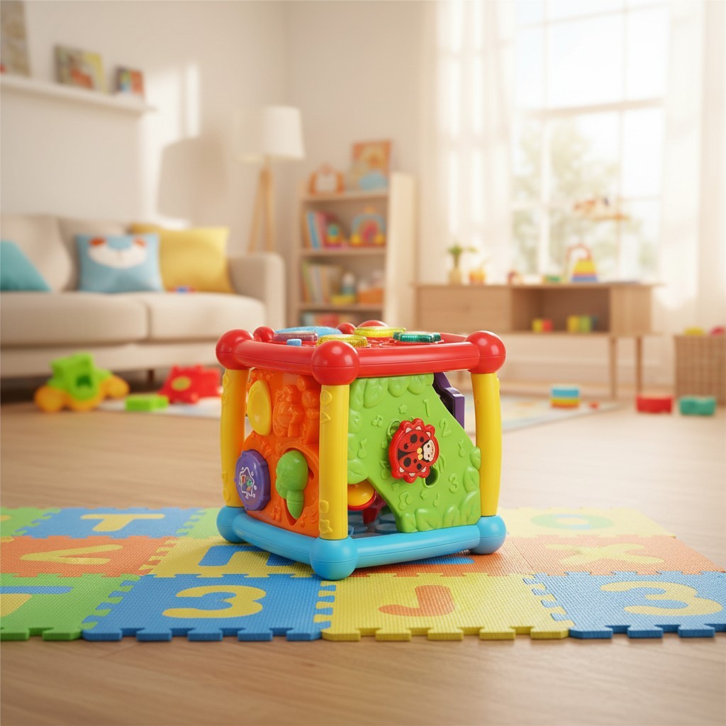 Busy Learners Activity Cube - Engaging Educational Toy for Ages 6 -3