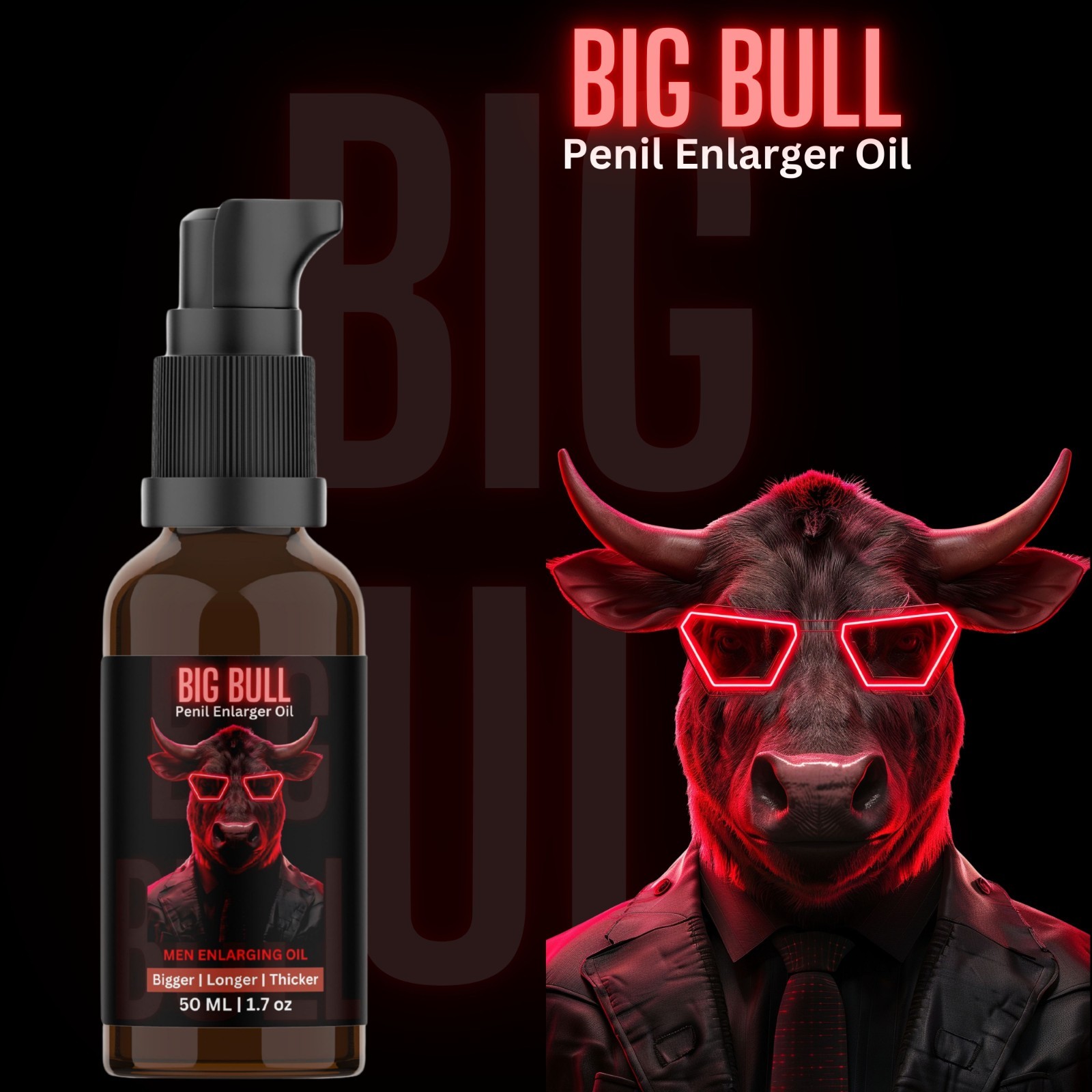 #No.1 NEW XXL LOVE 12+Inch GAIN ENLARGER GROWTH OIL / FASTER 50GM fast shipping