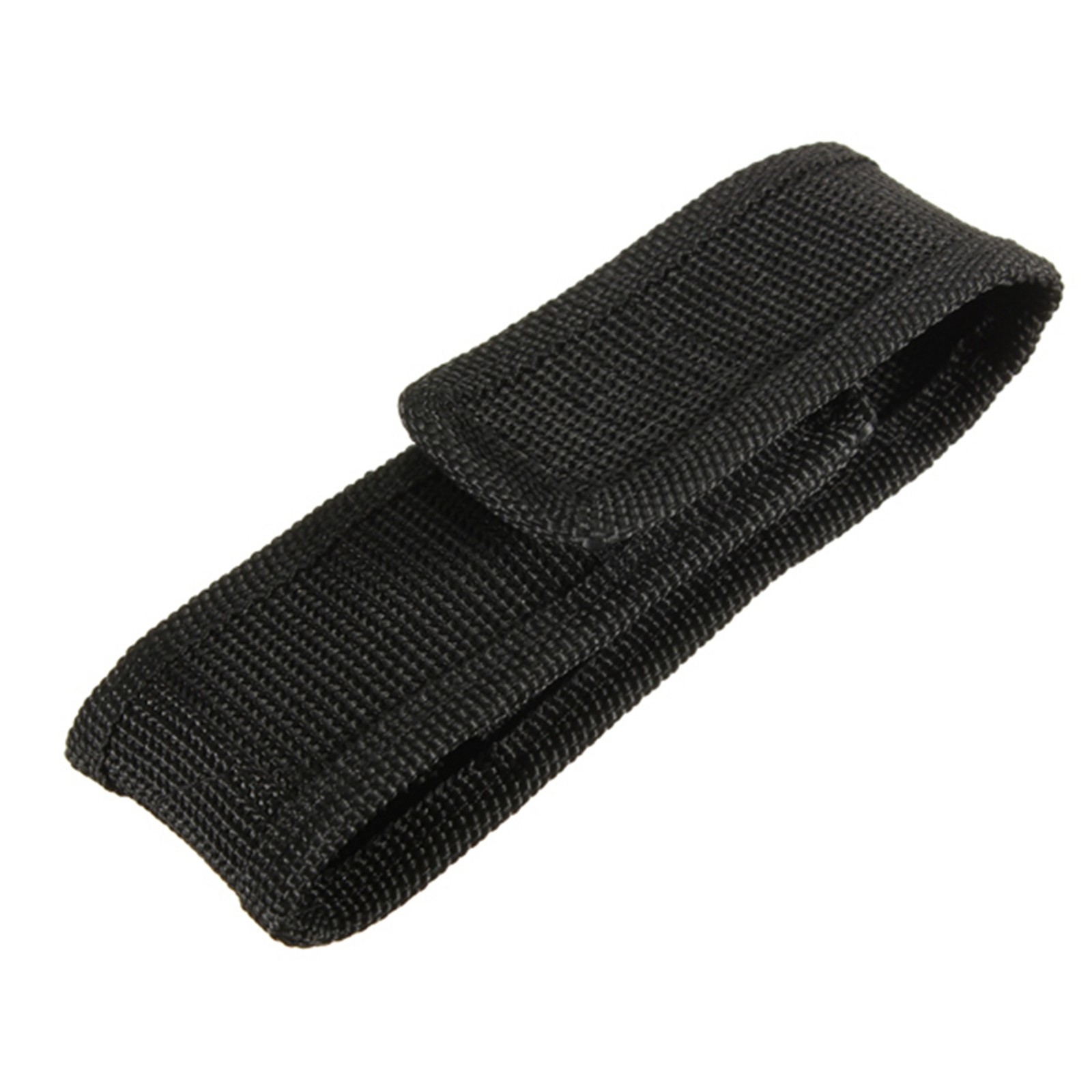 8Pcs 13cm Black Nylon  Holder Belt Pouch Case Bag for LED Flashlight3618