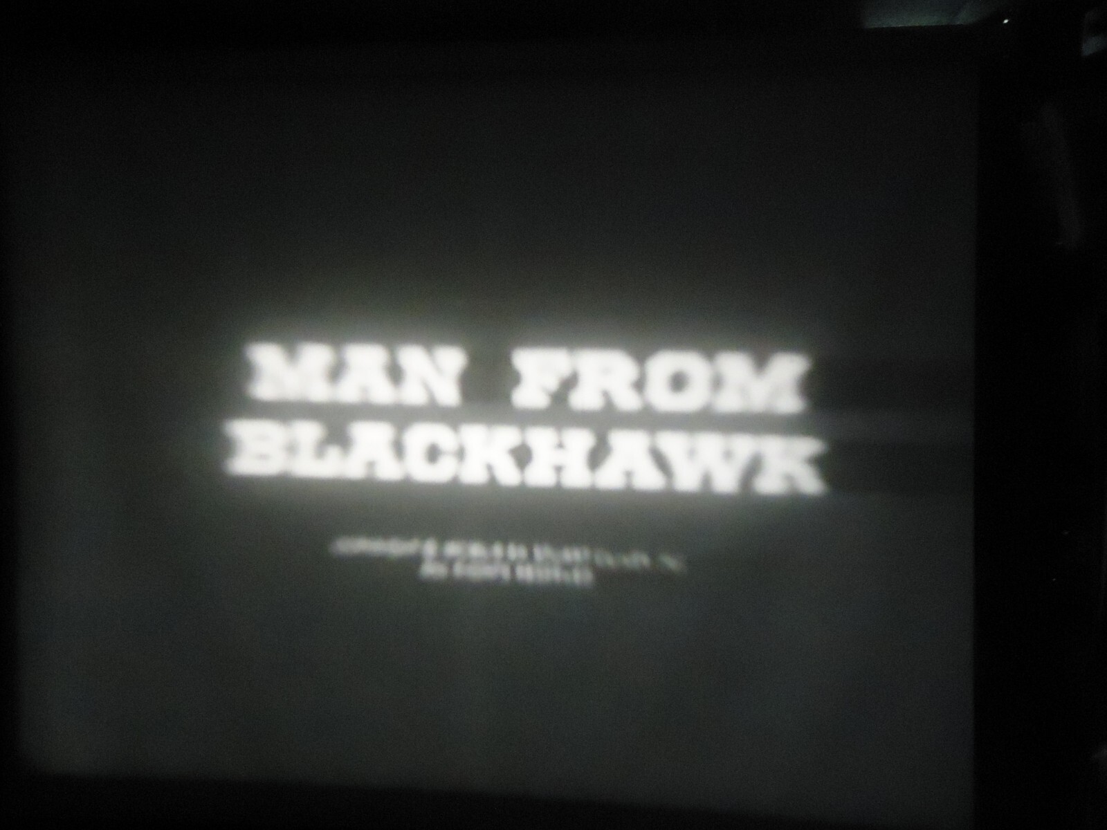 16mm Man from Blackhawk And Other Clips from Other Tv Show vs