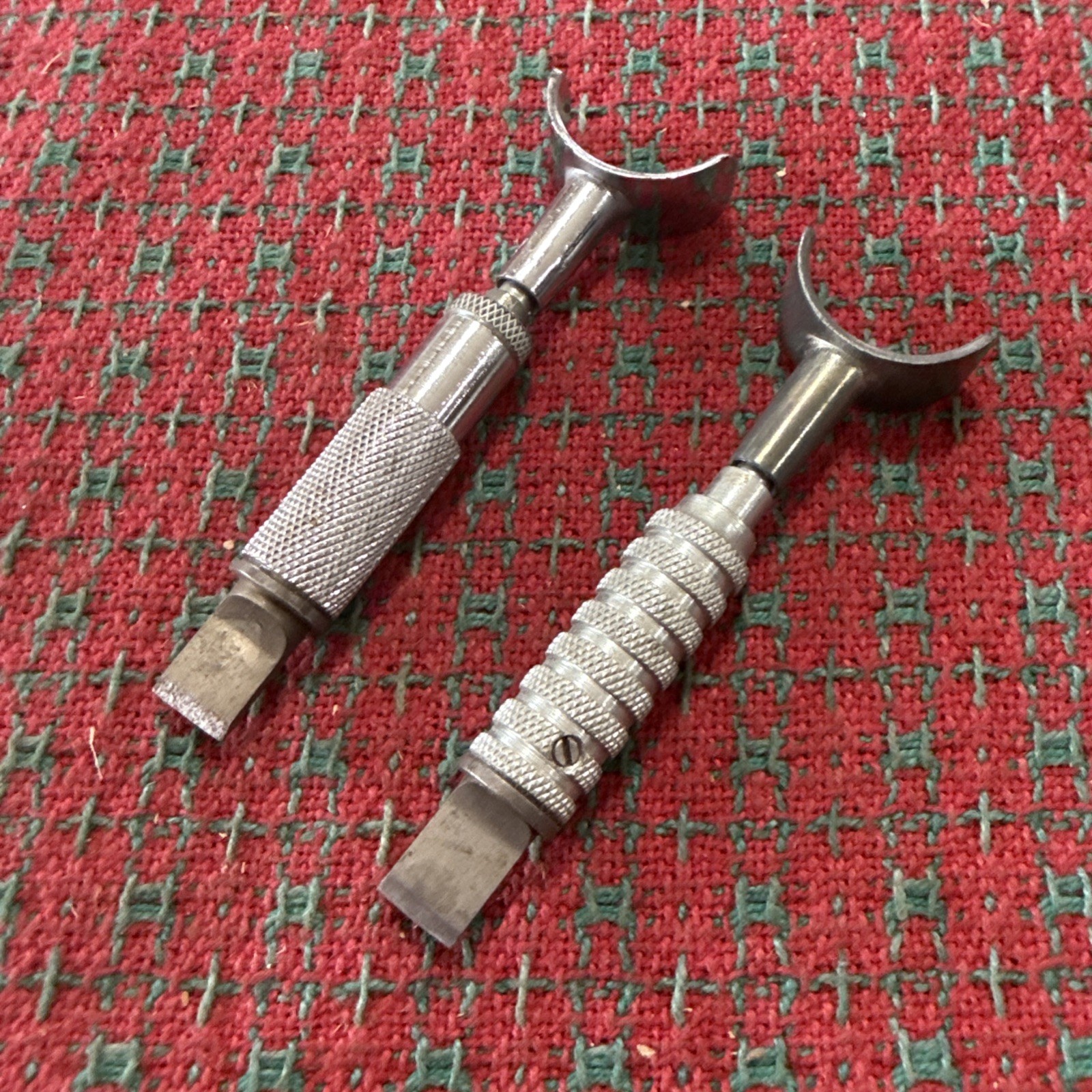 Vintage Leather Carving Craftool  Swivel Knife Set