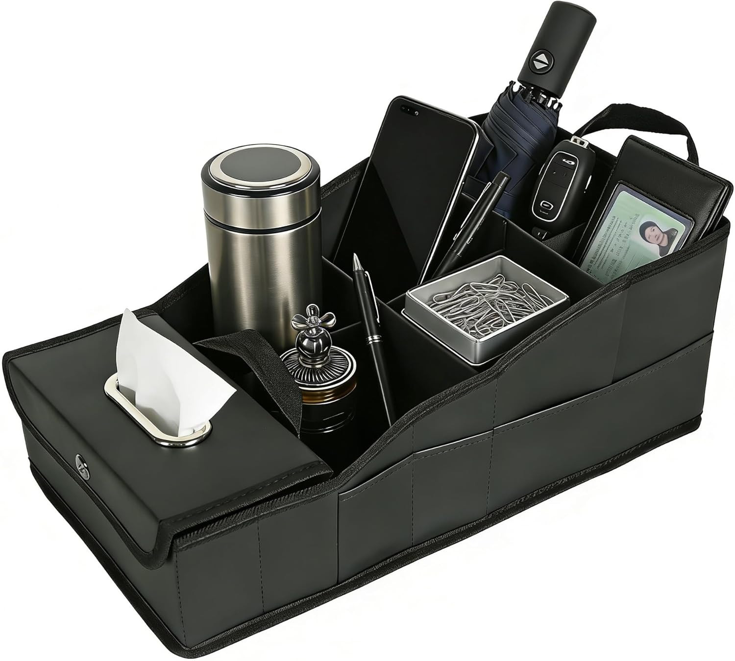 Car Seat Organizer,Automotive Seat Organizer for Front and Back Seat or Floor, C