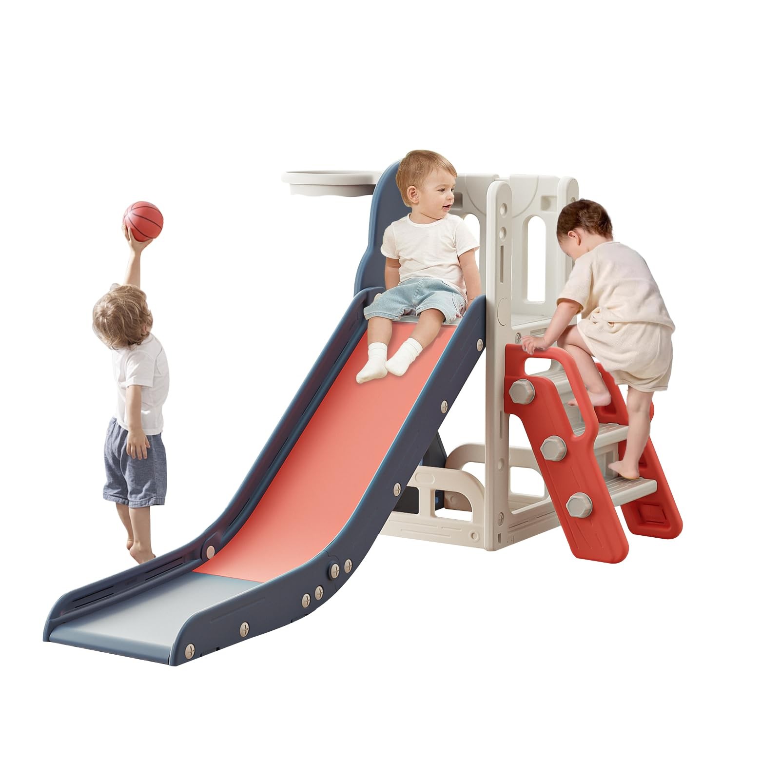 Toddler Slide Kids Climber Storage Space Non Slip Steps Baotree 1-3