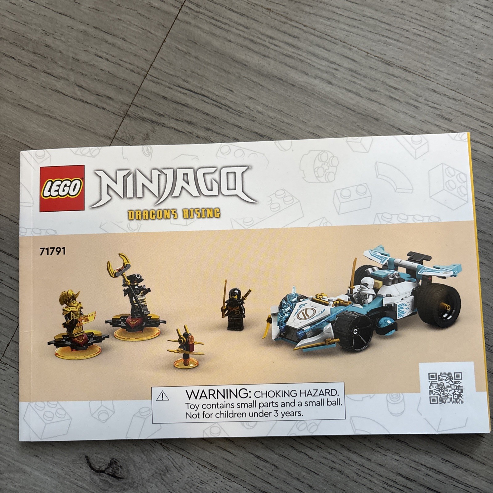 LEGO NINJAGO:  Dragons Rising Zane's Dragon Power Spinjitzu Race Car  71791