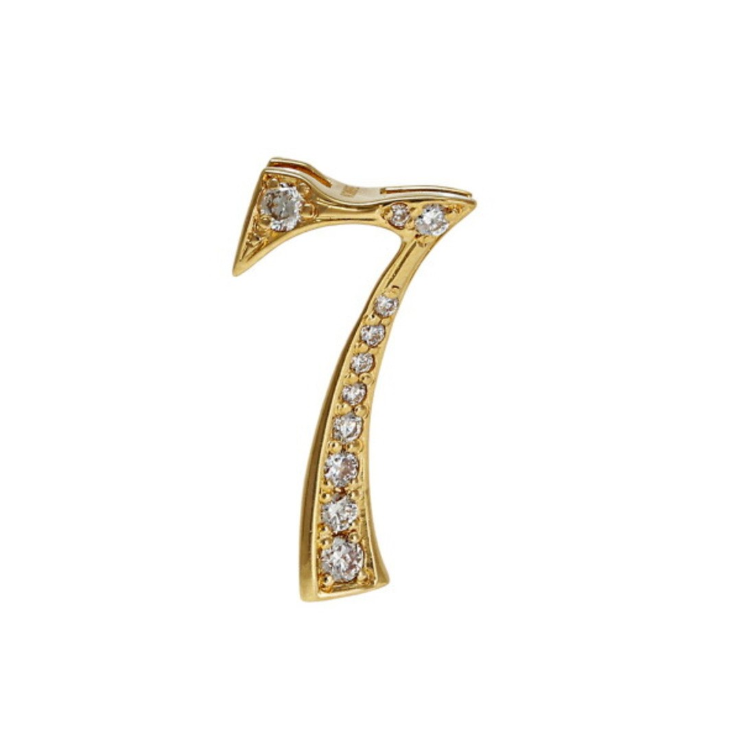 Yukizaki Nombre Number Pendant Top 7s Size Authentic Used YUKI-0