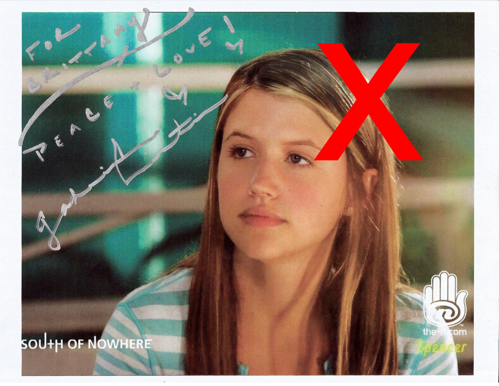 South Of Nowhere Gabrielle Christian Autographed - 8x10 RP