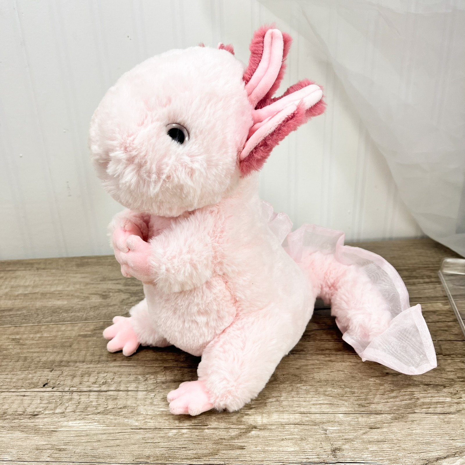 Douglas Luisa Pink Axolotl Plush Stuffed Animal 10” Soft Amphibian Plushie