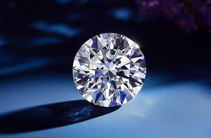 6 Ct Round Cut Natural D Color Lab-Grown Loose Diamond VVS1 Clarity Certified