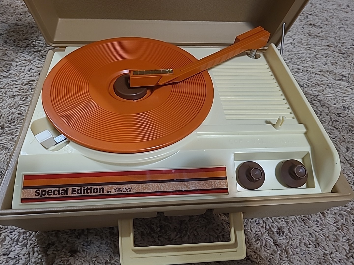Vintage DeJAY Special Edition Kids Phonograph Model #SP30 Record Player