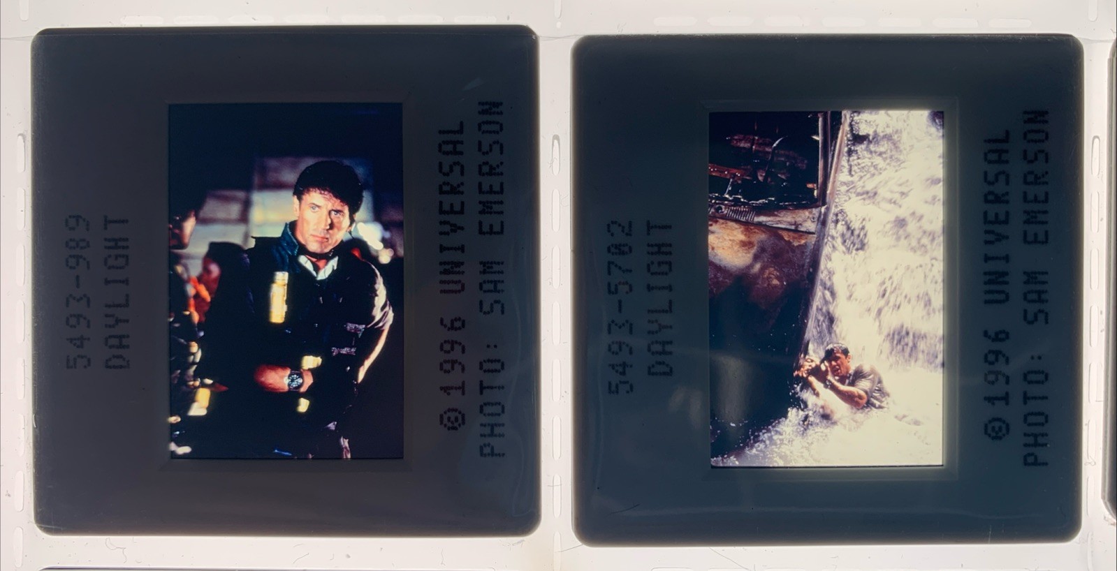 DAYLIGHT Sylvester Stallone 1996 35mm Publicity Slides x2