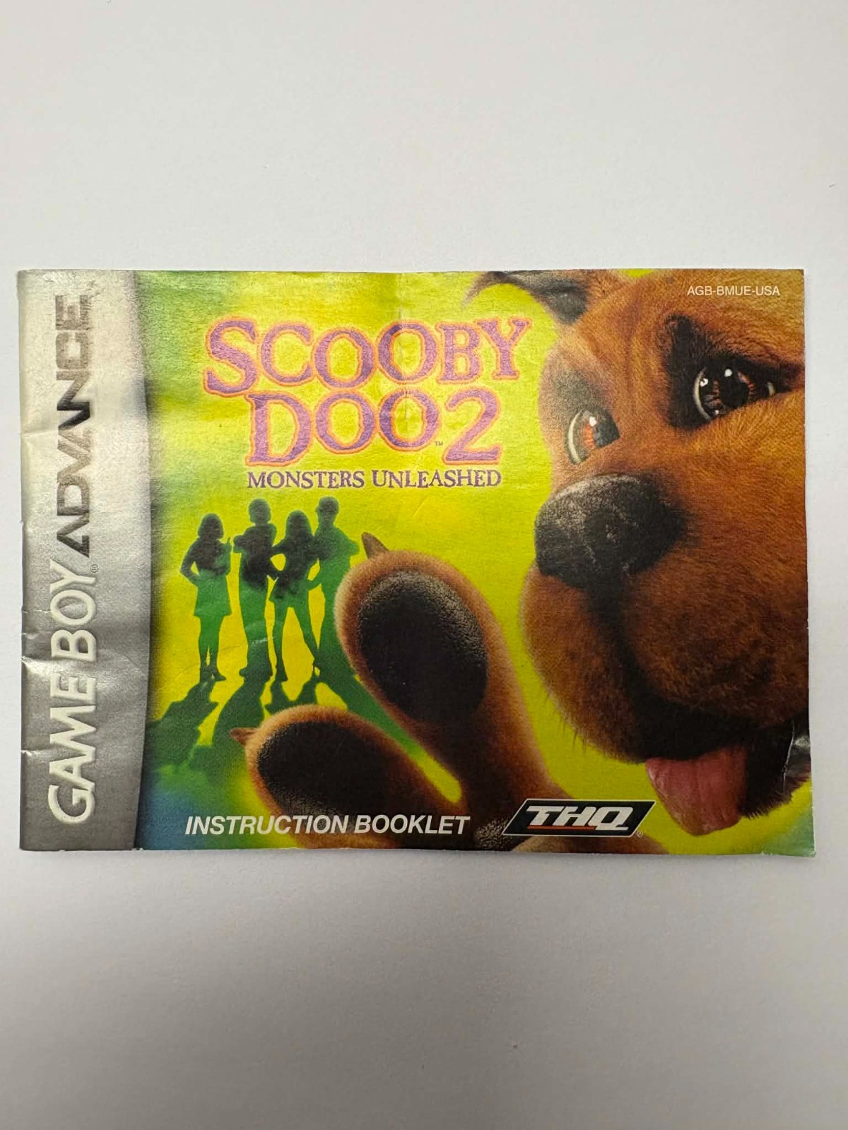 Scooby Doo 2 Monsters Unleased Instruction Booklet Manual Only Game Boy Advance
