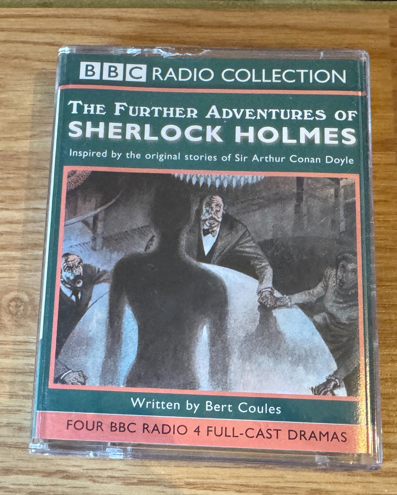 AUDIO BOOK Arthur Conan Doyle FURTHER ADVENTURES OF SHERLOCK HOLMES on 2 x cass