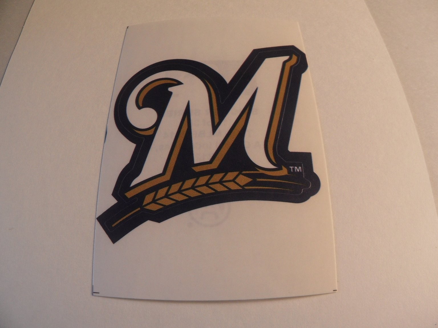 A&A Global Industries Milwaukee Brewers "M" Logo Sticker 2014 MLB1234