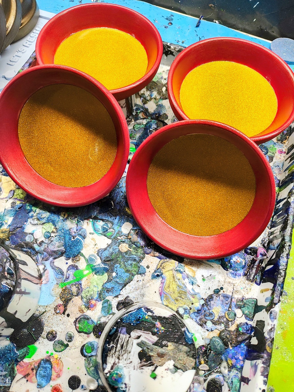 Terracotta Stackable Homemade Coasters