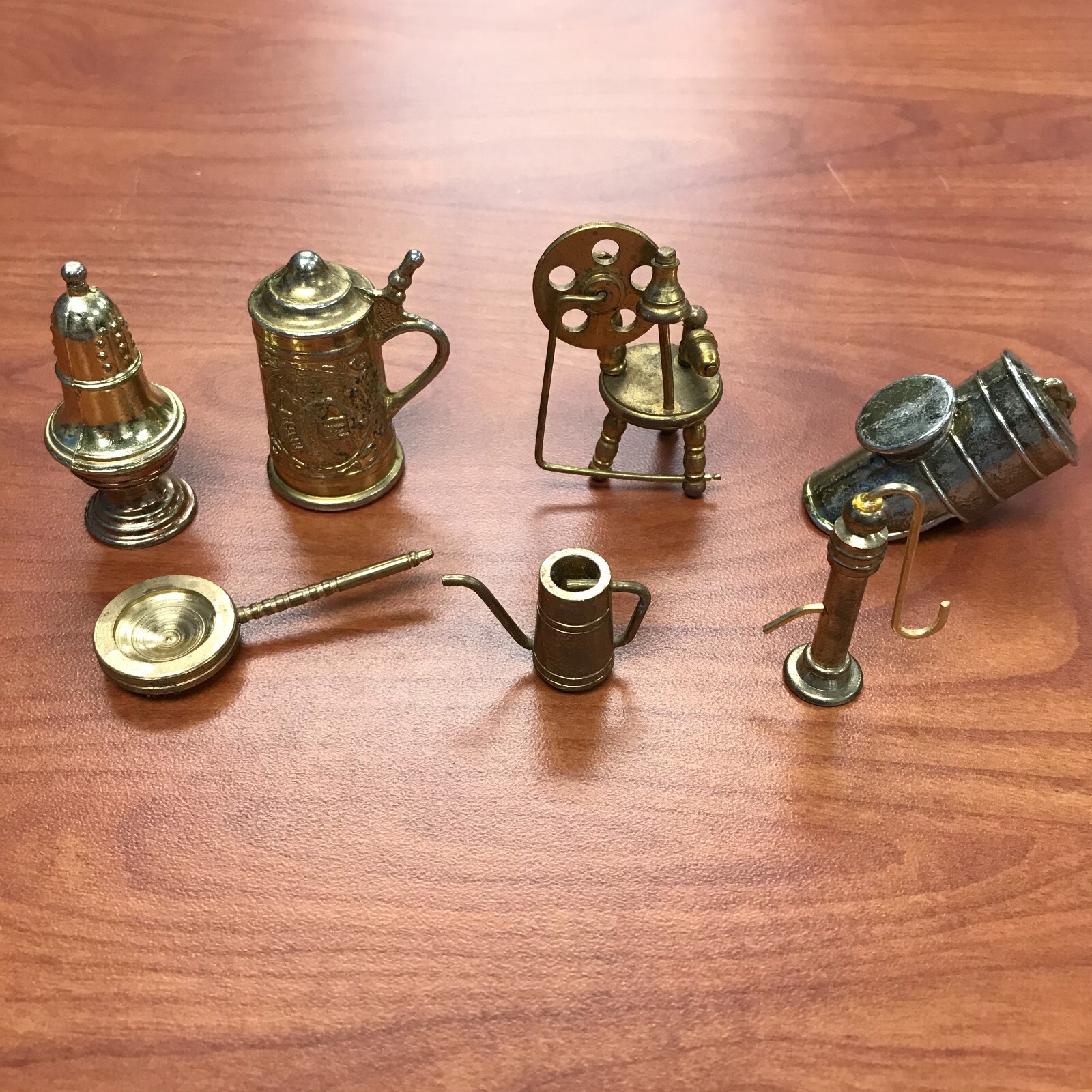 Vintage Doll House Brass miniatures