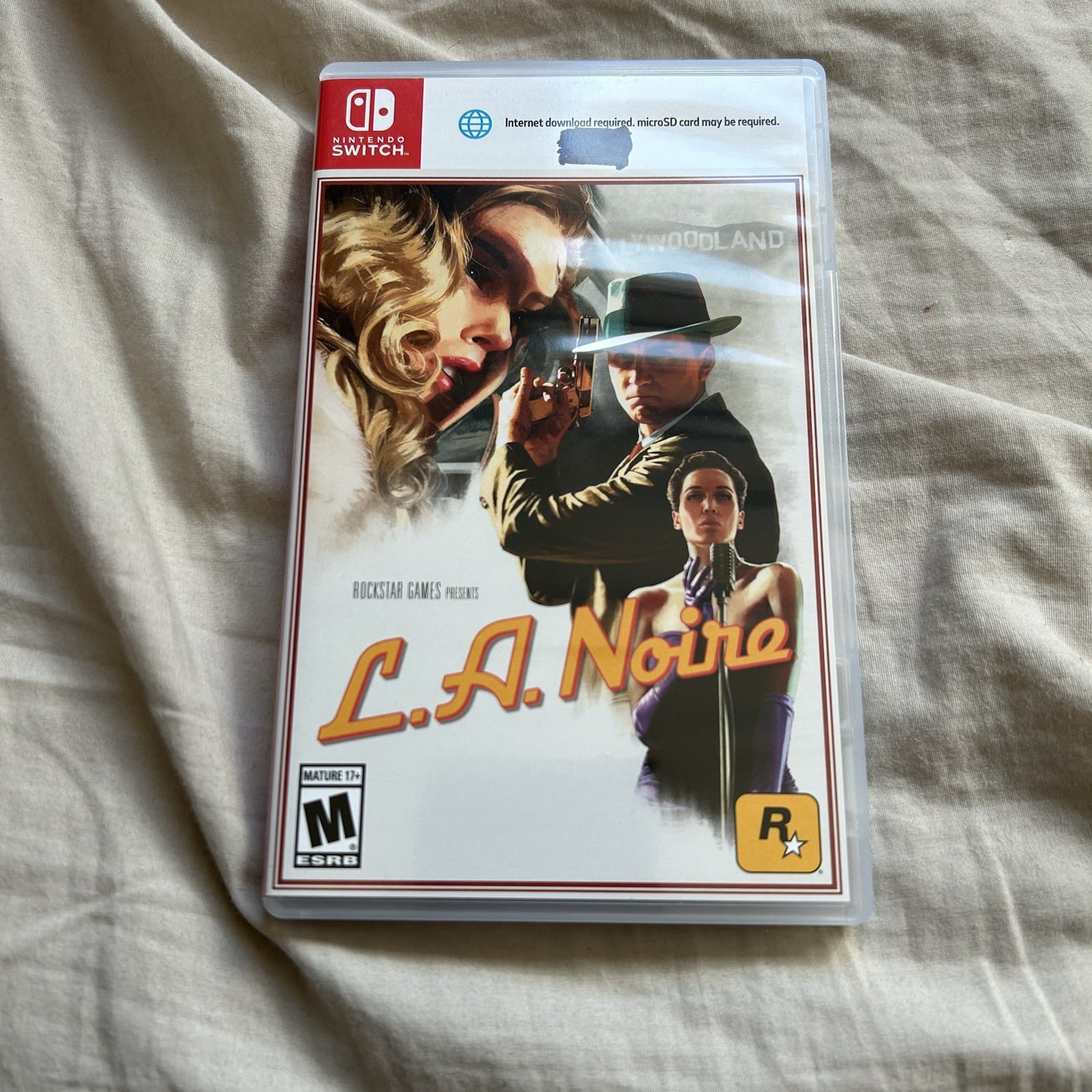 Replacement Case (NO GAME) L.a La Noire for  Nintendo Switch