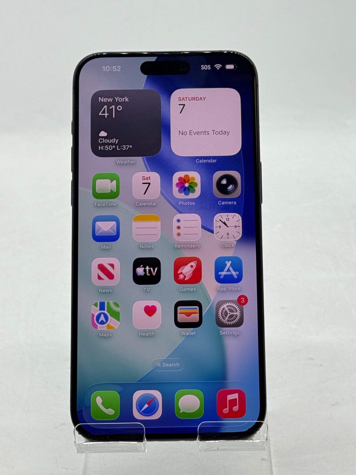 Unlocked Apple iPhone 15 Pro Max A2849 256GB Black Titanium 88% Battery Health