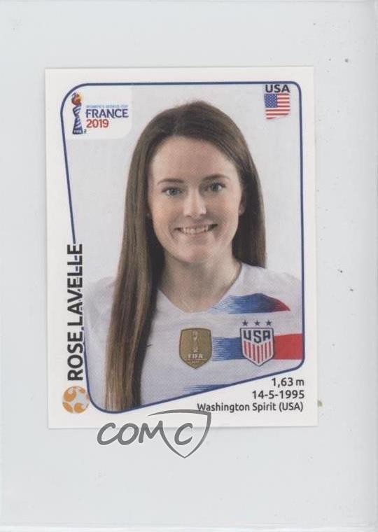 2019 Panini Fifa Women's World Cup France Album Stickers Rose Lavelle #413 yf0