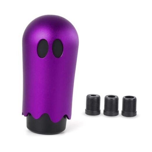  Ghost Shift Knob, Aluminum Weighted Automotive Gear Shift Manual knobs Purple