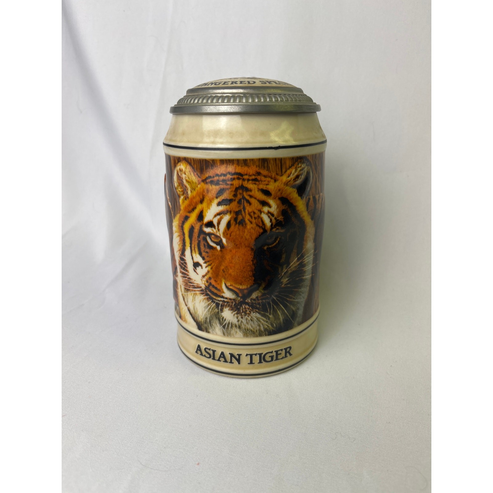 Budweiser Endangered Species Asian Tiger Beer Stein
