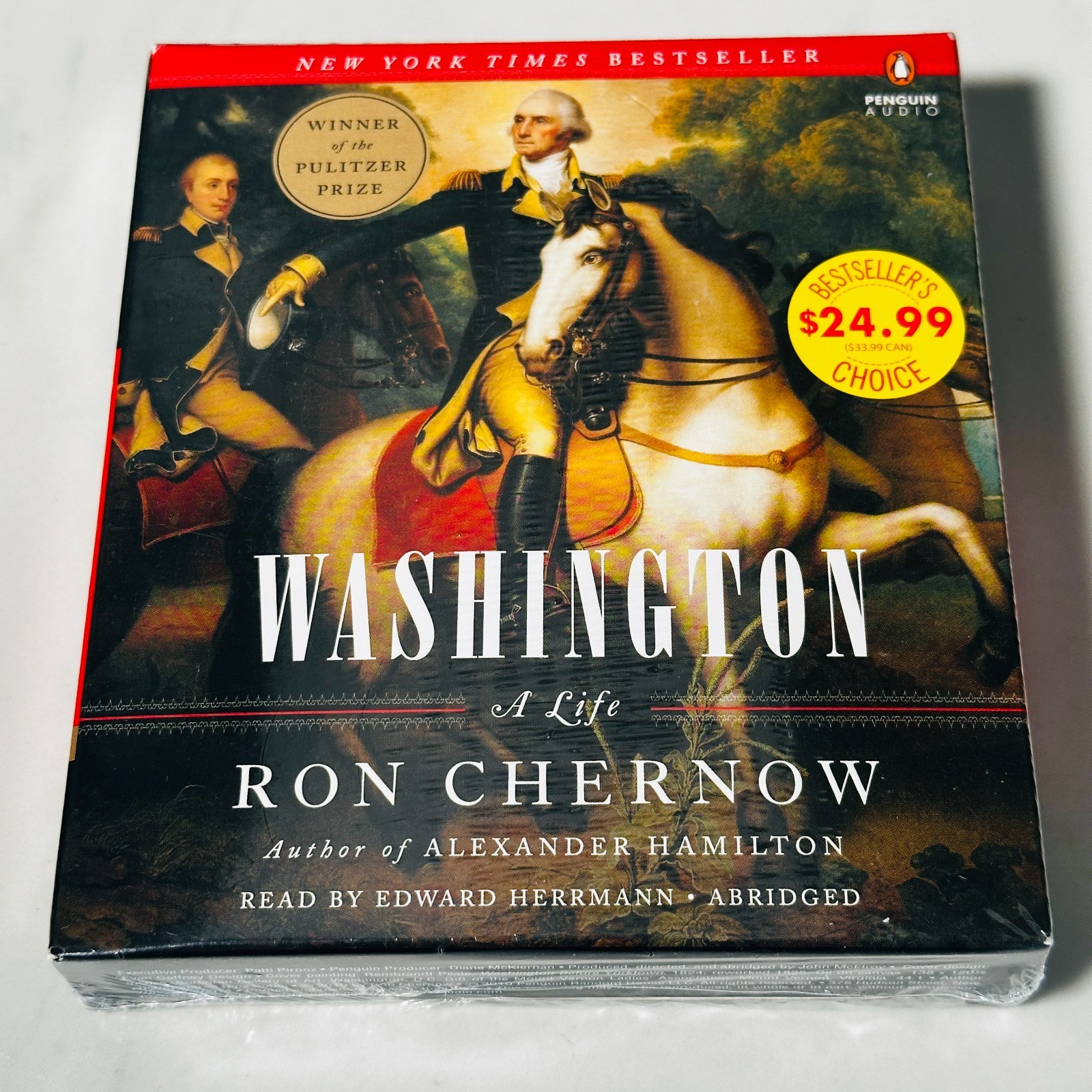 Washington: A Life by Ron Chernow: Audiobook CD - New /  Sealed