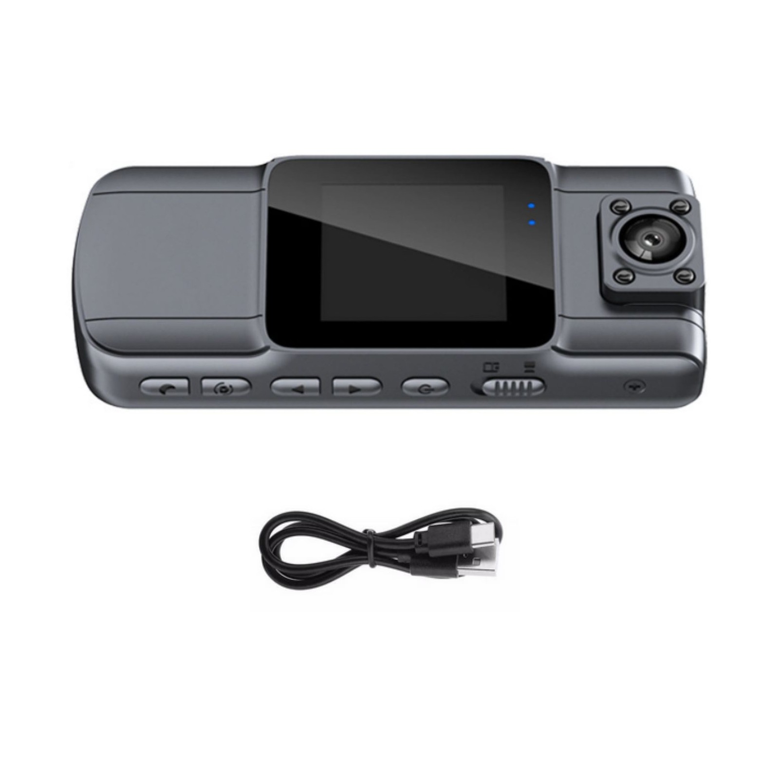 HD 1080P 180° Rotating Lens Audio Video DVR IR Night Recorder Camcorder