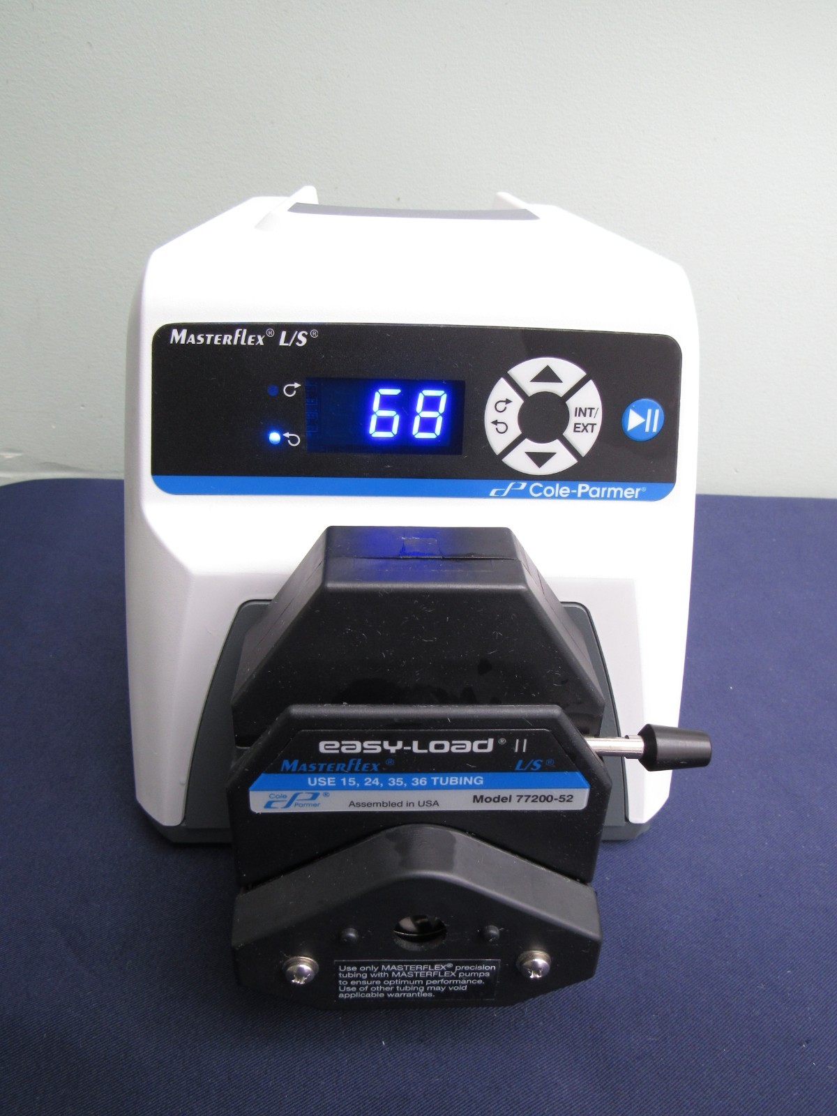 Cole Parmer Masterflex L/S pump 07528-20 with Easy-Load II Head 77200-52