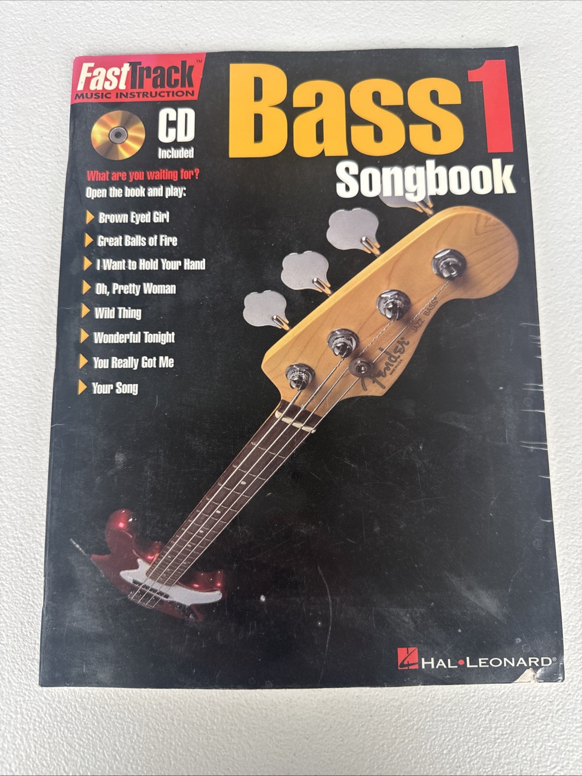 FastTrack Bass Songbook 1 Level 1 - Music Instruction Book and Audio 000697289