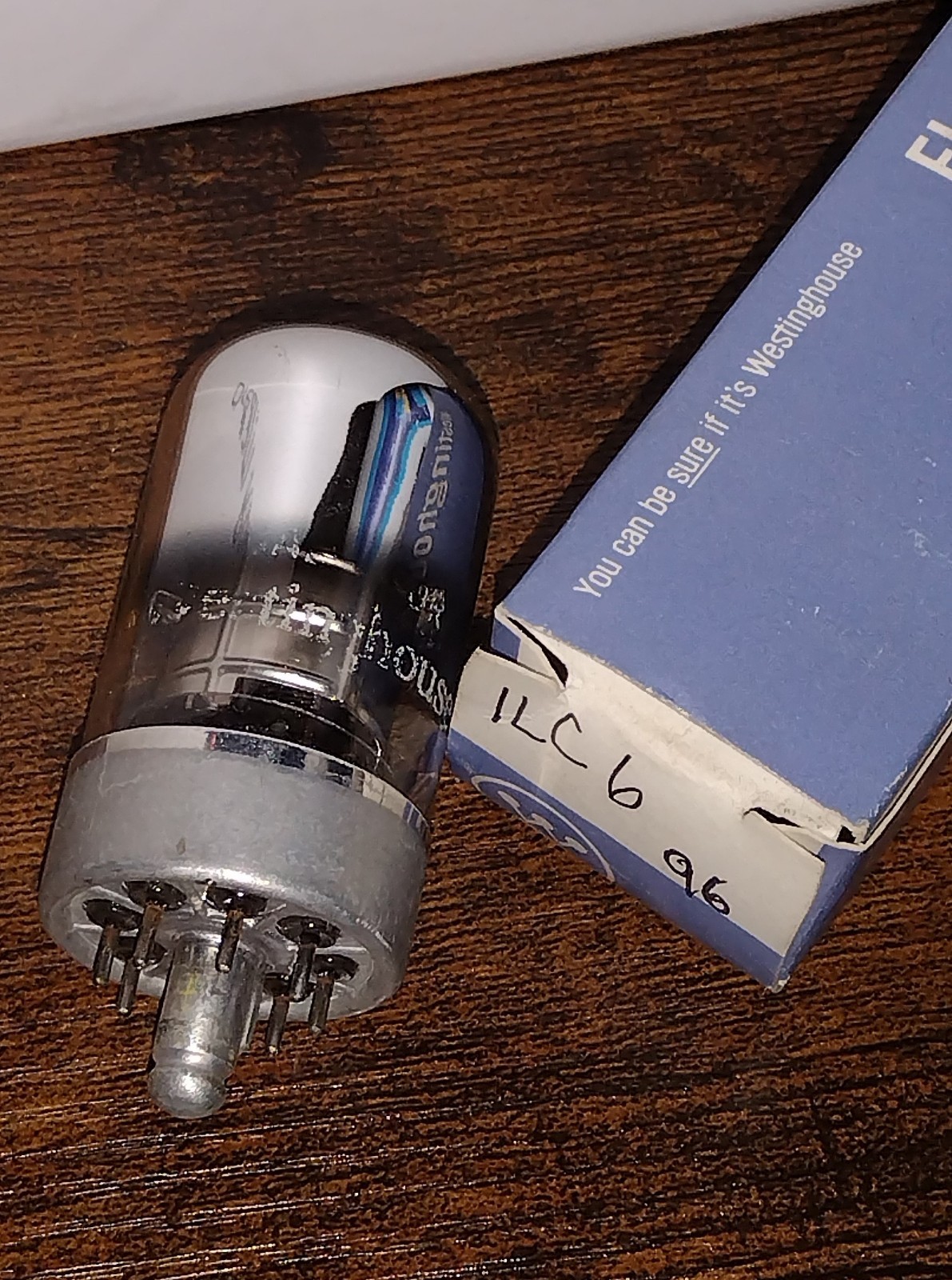 Vintage Tested Strong Westinghouse 1LC6 Audio Radio Loktal Vacuum Tube