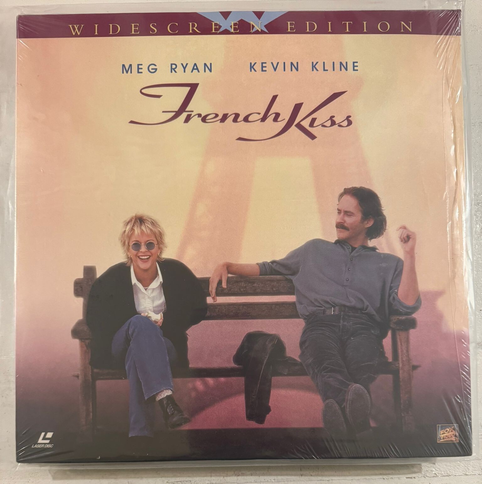 FRENCH KISS - LASERDISC - WIDESCREEN ED - MEG RYAN, KEVIN KLINE - NEW - A14