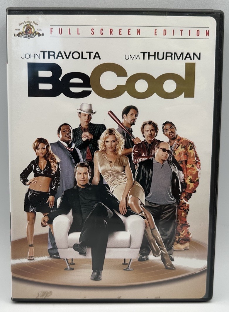 Be Cool DVD Fullscreen John Travolta Uma Thurman Vice Vaughn 2005