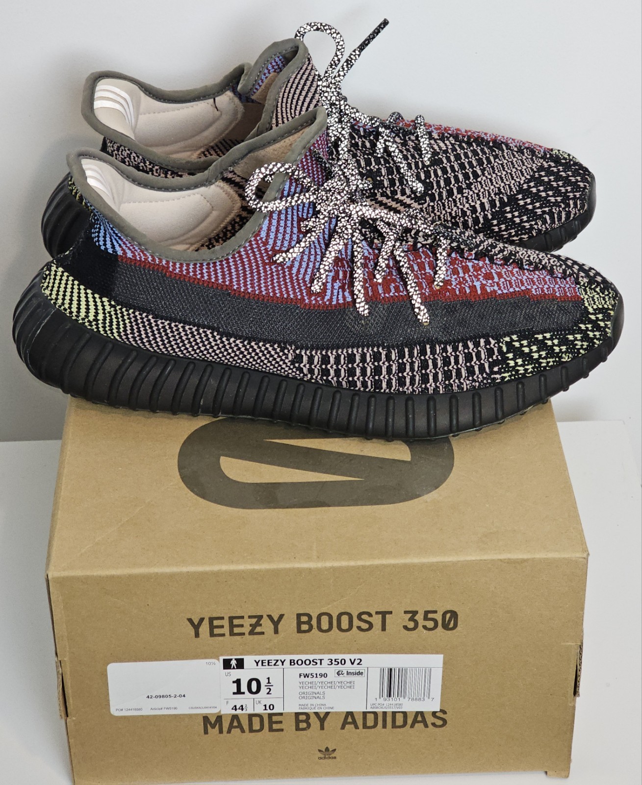 Size 10.5 - adidas Yeezy Boost 350 V2 Yecheil Non-Reflective Excellent Condition