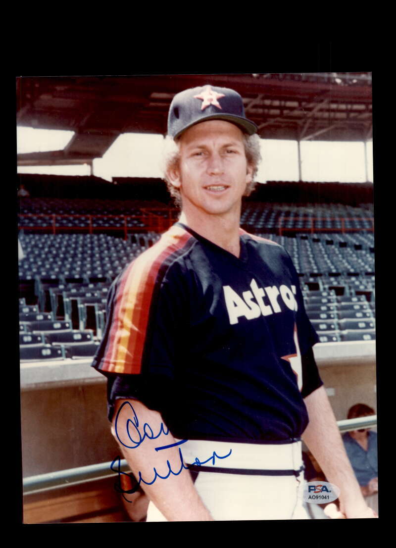 Don Sutton PSA DNA Signed 8x10 Photo Autograph Astros