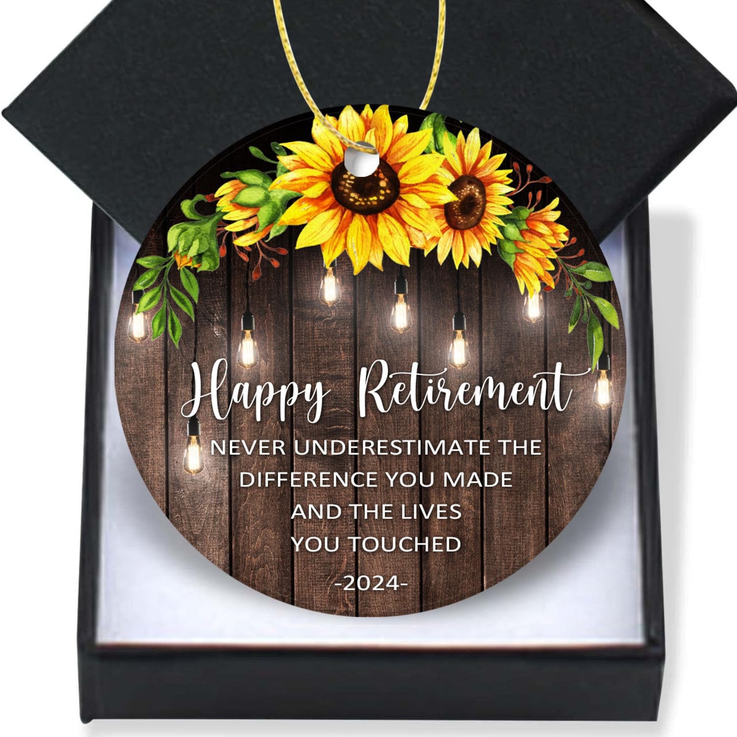 Retirement Gift 2024-Happy Ornament Keepsake Happy 