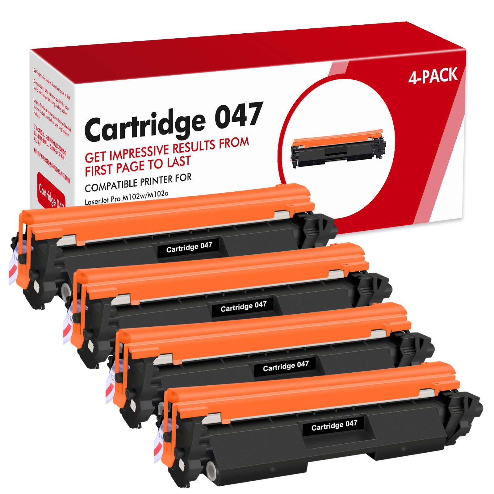 Black Canon 047 Toner for Canon 047 ImageCLASS MF110 MF112 MF113W LBP113W LBP112