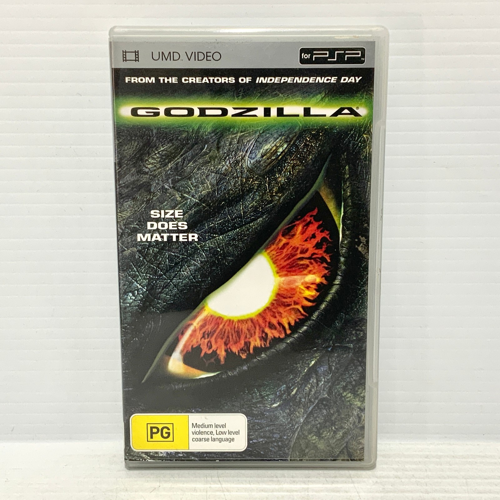 Godzilla (1998) - UMD Video - Sony PSP - Tested & Working - Free Postage