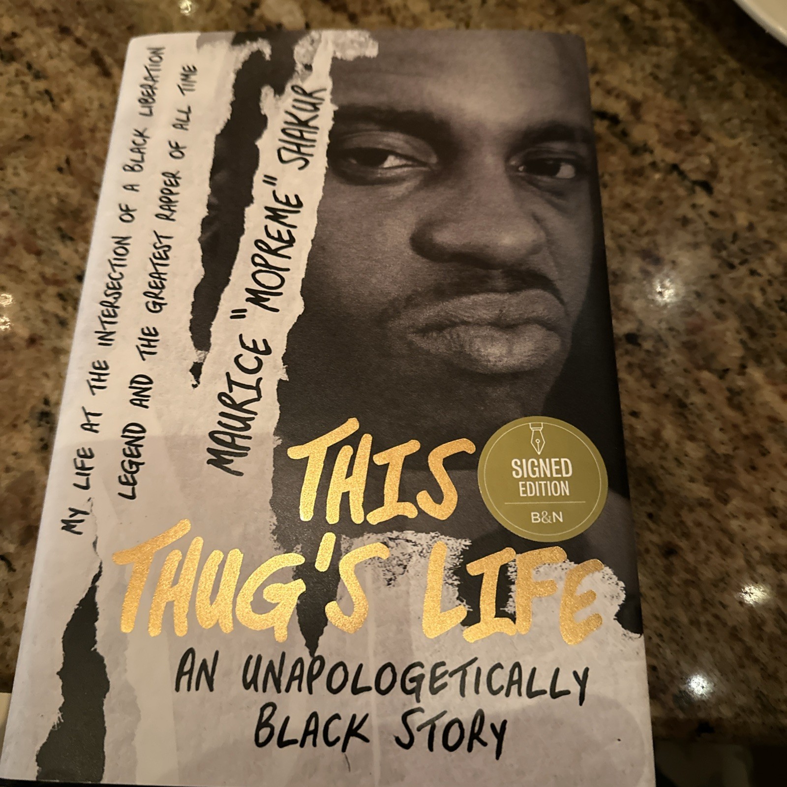 SIGNED This Thug's Life by Mopreme Shakur, autopgraphed, new, Tupac Shakur