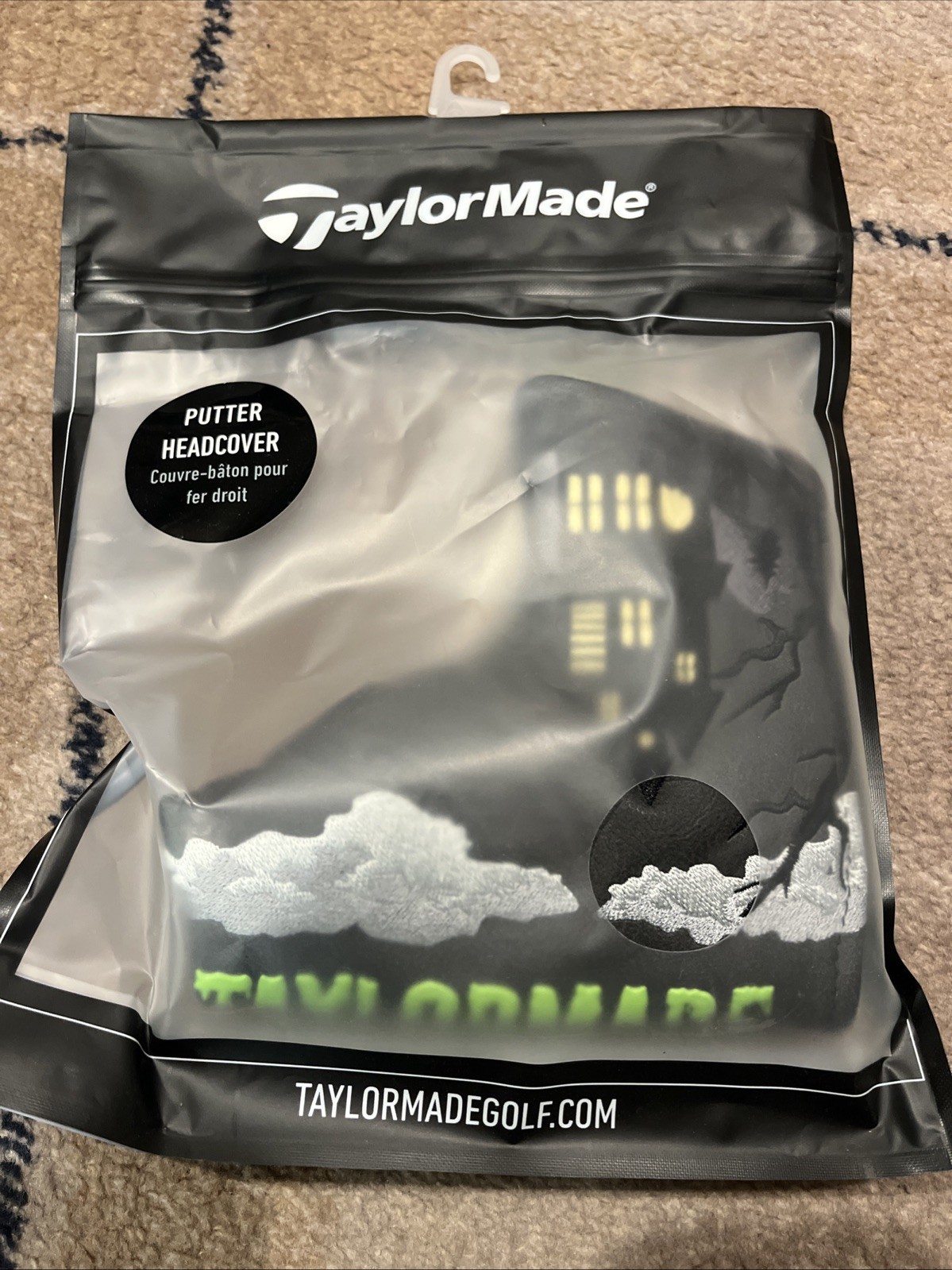 New 2025 TaylorMade Werewolf Halloween Blade Putter Headcover in Packaging