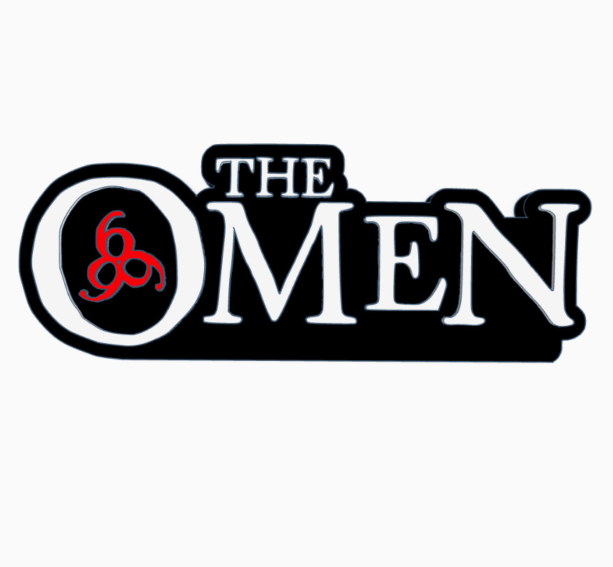 Decorative The Omen Film Tv Self Standing  logo  Sign Display  Pops