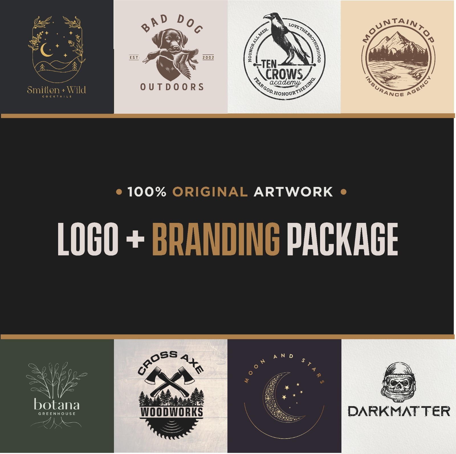  Custom Logo Design - with Unlimited Revisions - **FREE BUSINESS CARD DESIGN **